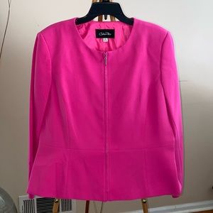 Pink skirt set size 18 top 16 skirt